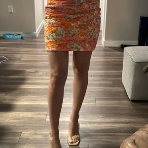 Zara florar skirt XS
